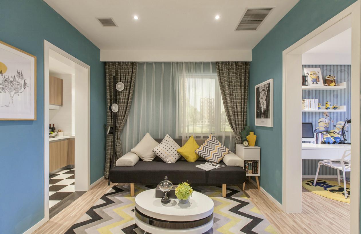 國熙臺88㎡北歐風(fēng)格設(shè)計案例