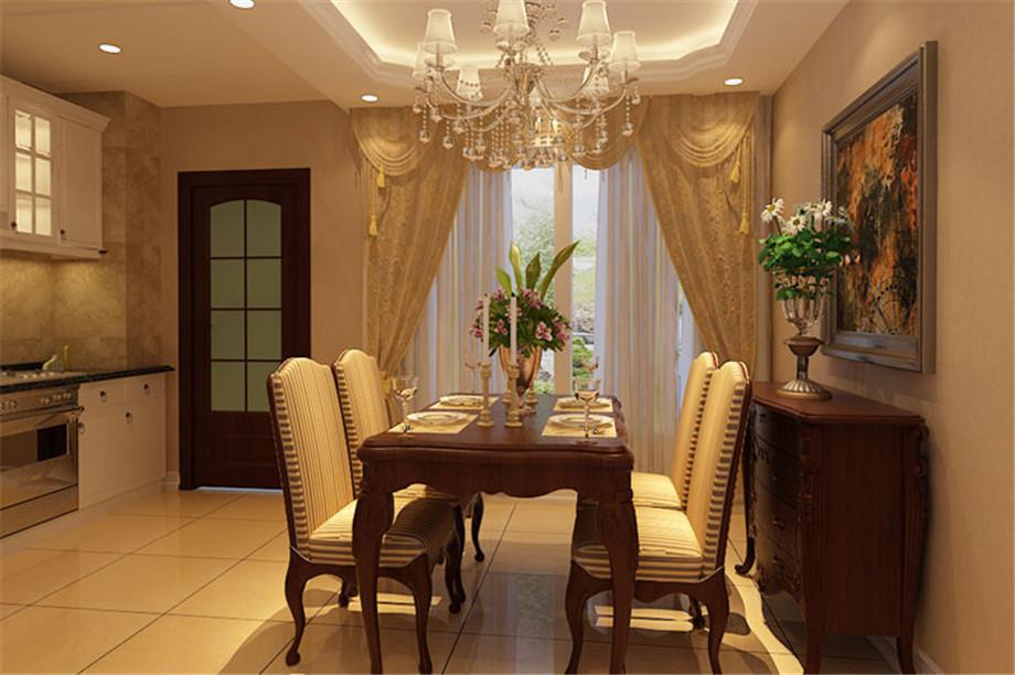 西岸國際花園130平美式風(fēng)格設(shè)計方案