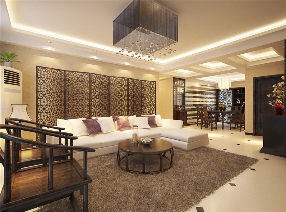 政治學院150平新中式風格設(shè)計方案