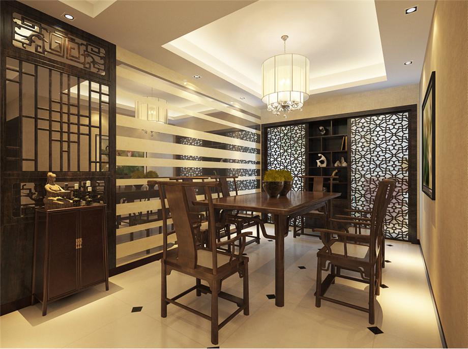 政治學院150平新中式風格設(shè)計方案