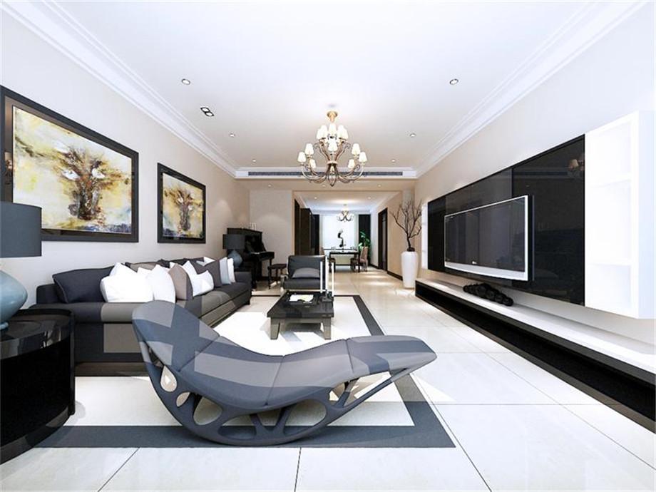 楓葉新都市140平簡(jiǎn)約風(fēng)格設(shè)計(jì)方案