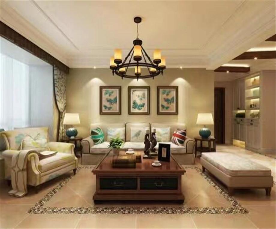 首創(chuàng)漫香郡90平美式風(fēng)格設(shè)計(jì)案例