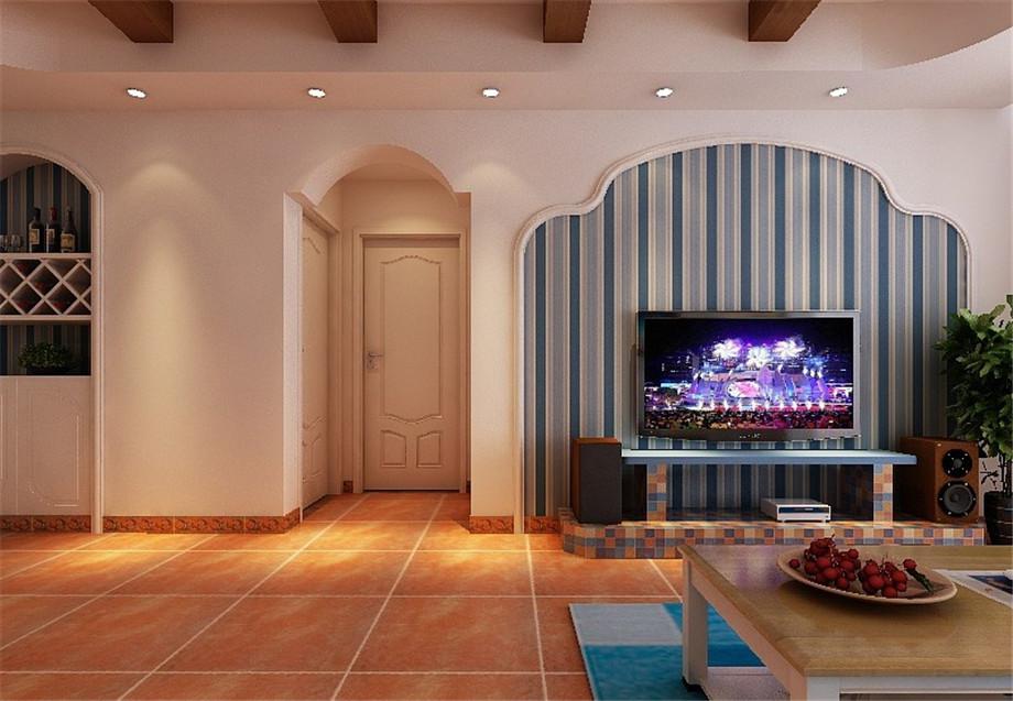 首創(chuàng)漫香郡90平米地中海風格