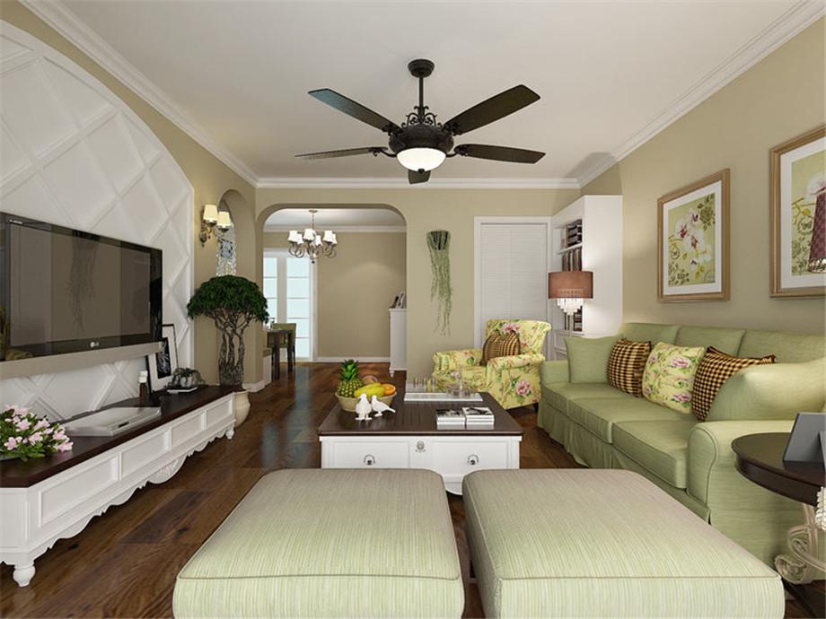 銘城國際社區(qū)105平美式風(fēng)格設(shè)計方案