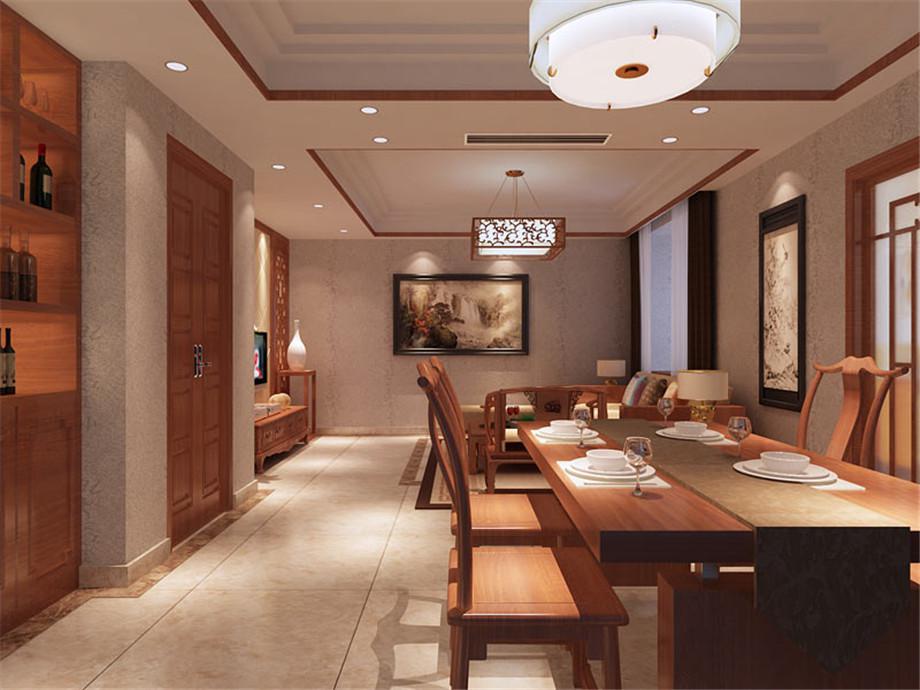 陜鼓103家屬院135平新中式風(fēng)格設(shè)計方案