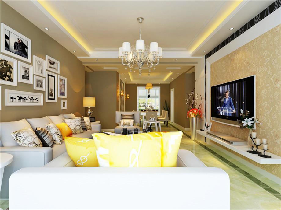 陜鼓103家屬院135平簡約風格設(shè)計方案