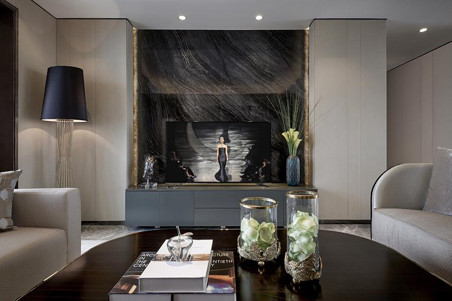 西安綠地城100平方米現(xiàn)代簡(jiǎn)約設(shè)計(jì)案例