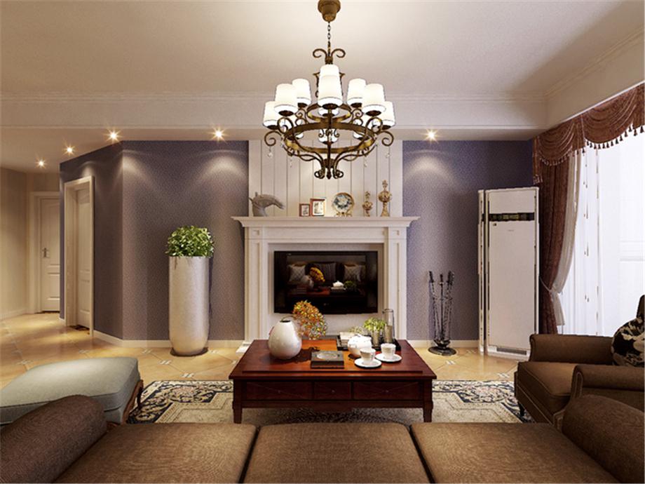 富力城140平美式鄉(xiāng)村風(fēng)格設(shè)計方案