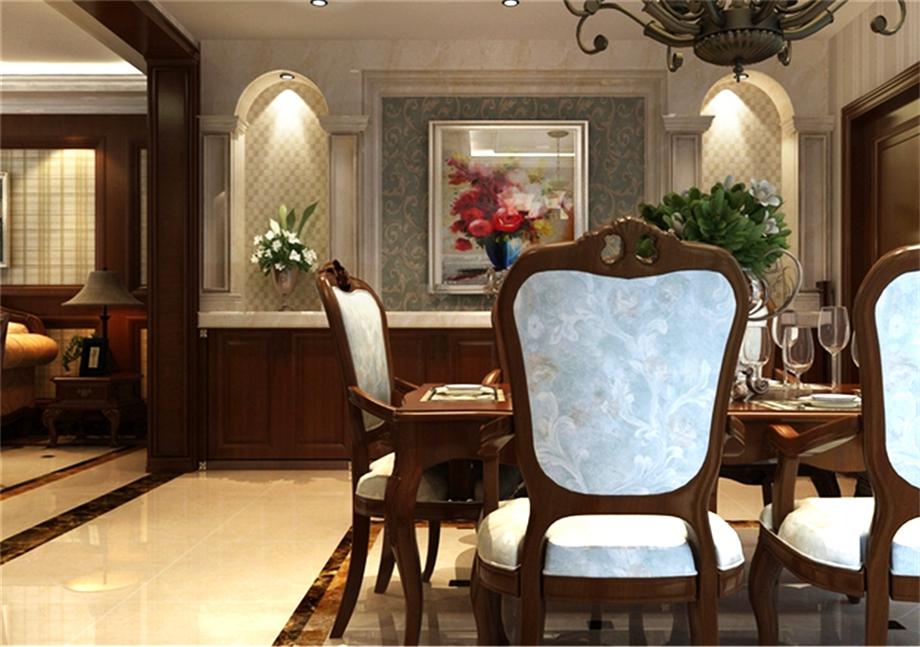 浐灞半島140平美式風(fēng)格設(shè)計方案