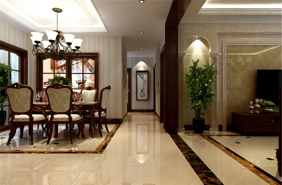 浐灞半島140平美式風(fēng)格設(shè)計方案