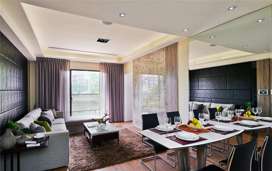 綠地城120平米現(xiàn)代簡約設(shè)計(jì)方案