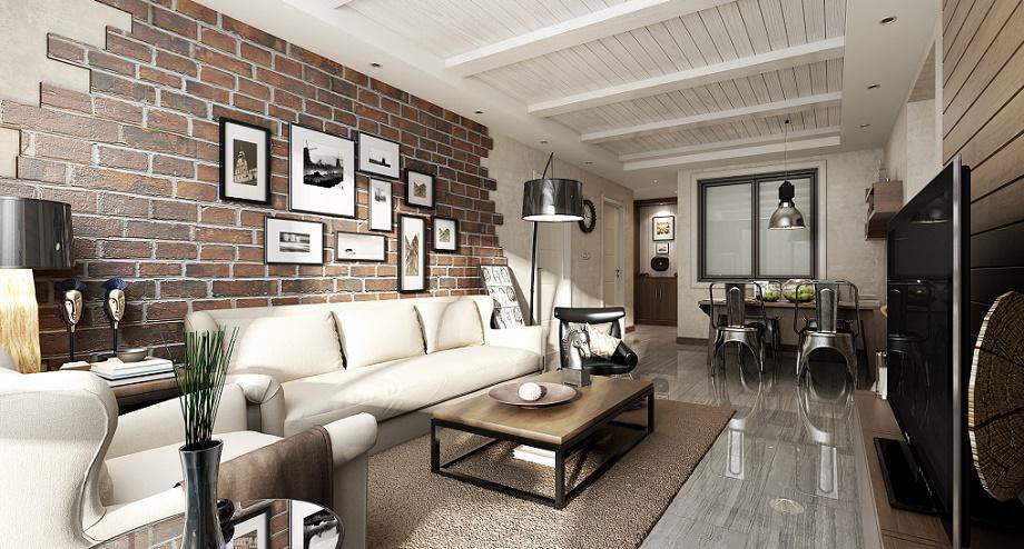 依云小鎮(zhèn)/89平米/工業(yè)風格