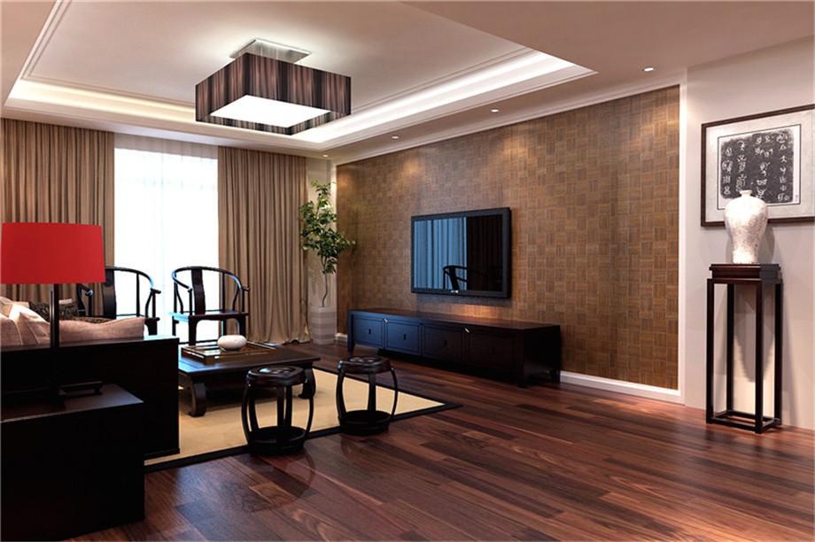 曲江金水灣124平新中式風(fēng)格設(shè)計(jì)方案