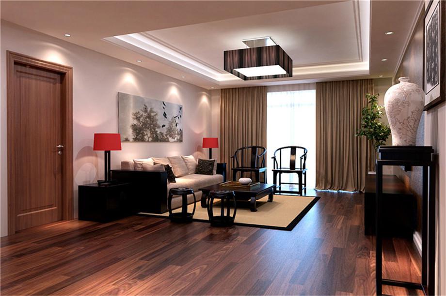 曲江金水灣124平新中式風(fēng)格設(shè)計(jì)方案