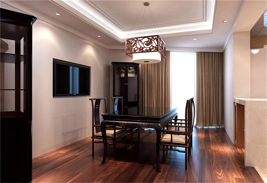 曲江金水灣124平新中式風(fēng)格設(shè)計(jì)方案