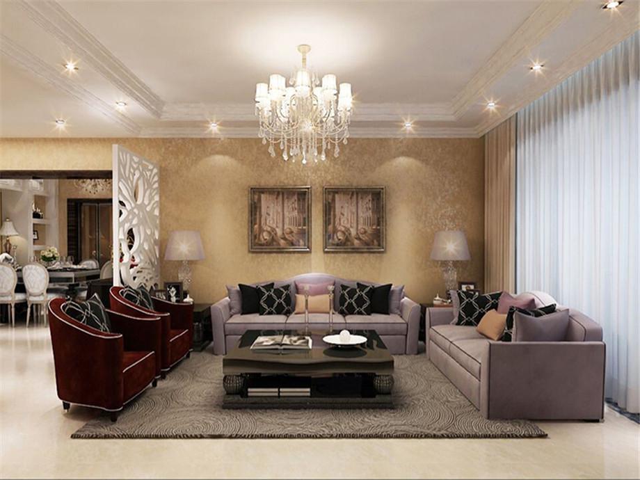 金地湖城大境108平歐式風格設計方案