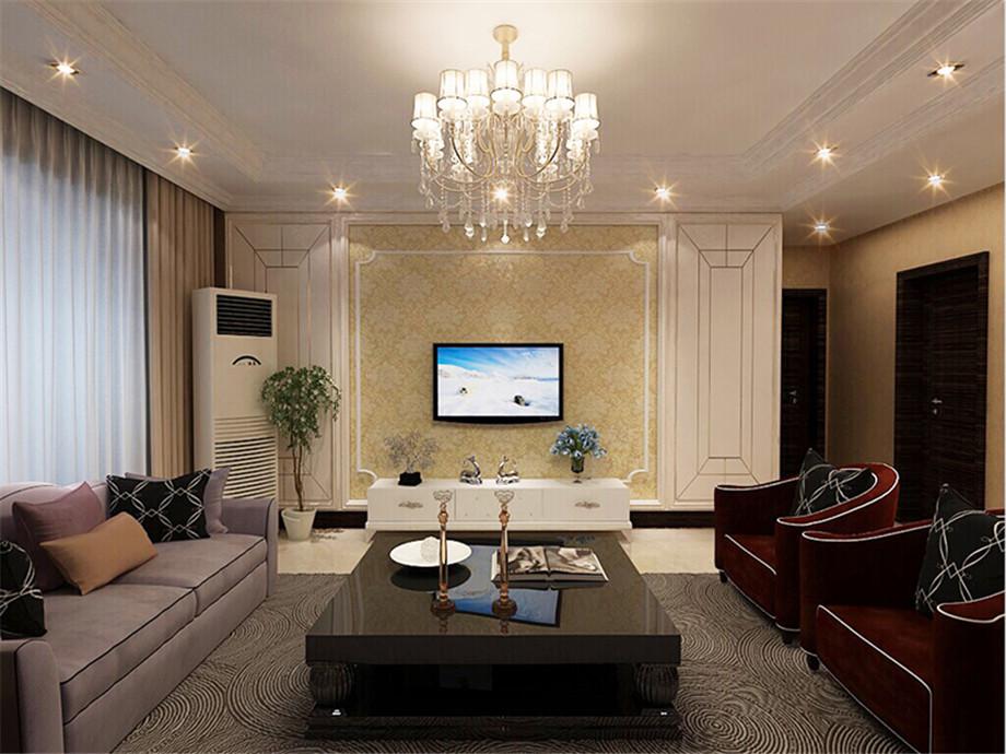 金地湖城大境108平歐式風格設計方案