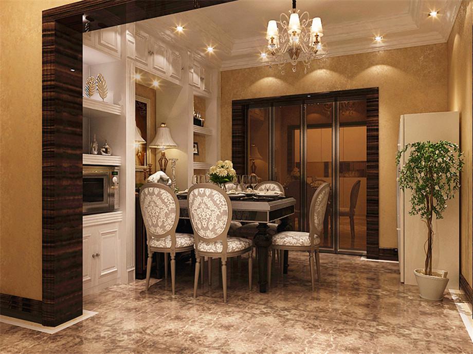 金地湖城大境108平歐式風格設計方案