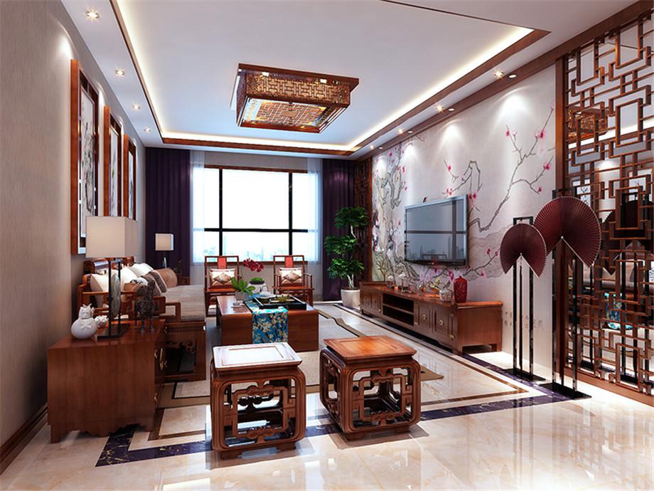 錦園君逸100平新中式風(fēng)格設(shè)計方案