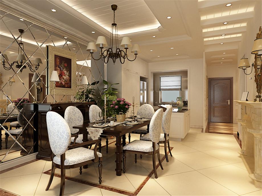 楓葉新都市140平歐式風(fēng)格設(shè)計(jì)方案