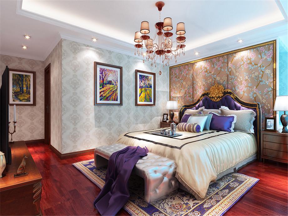 金輝天鵝灣140平美式風(fēng)格設(shè)計(jì)方案