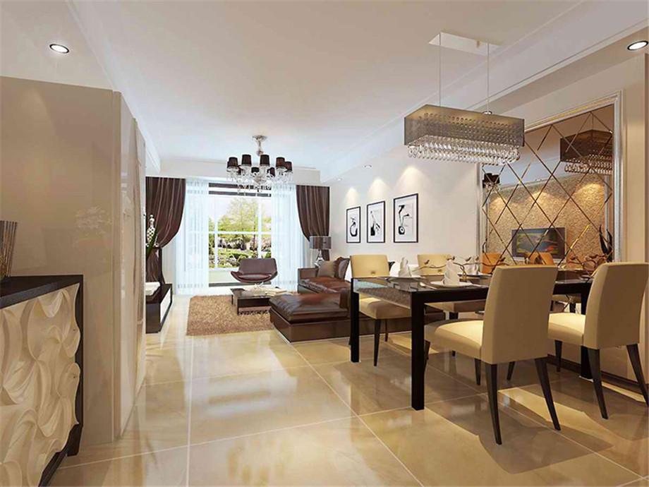 東方世紀(jì)城95平簡(jiǎn)約風(fēng)格設(shè)計(jì)方案