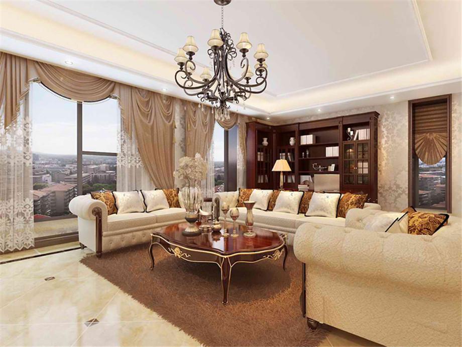 楓葉新都市140平歐式風(fēng)格設(shè)計(jì)方案