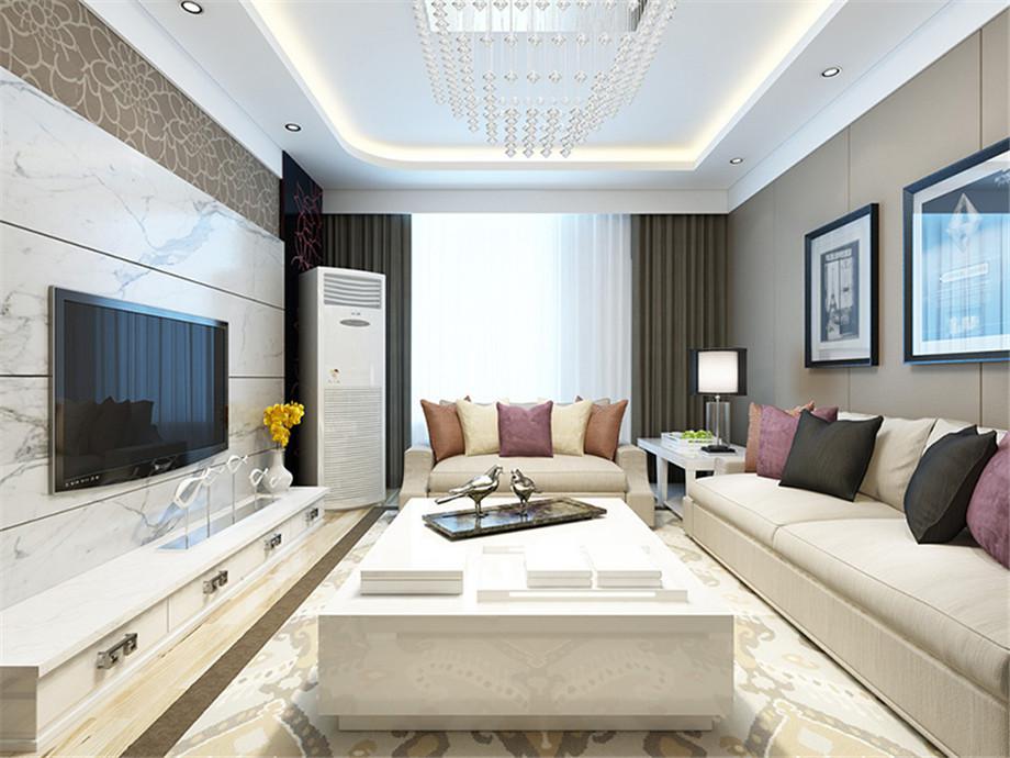 金輝天鵝灣140平簡約風(fēng)格設(shè)計(jì)方案