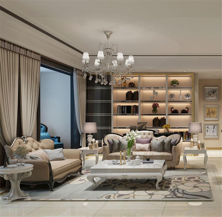 楓葉新都市140平歐式風(fēng)格設(shè)計(jì)方案