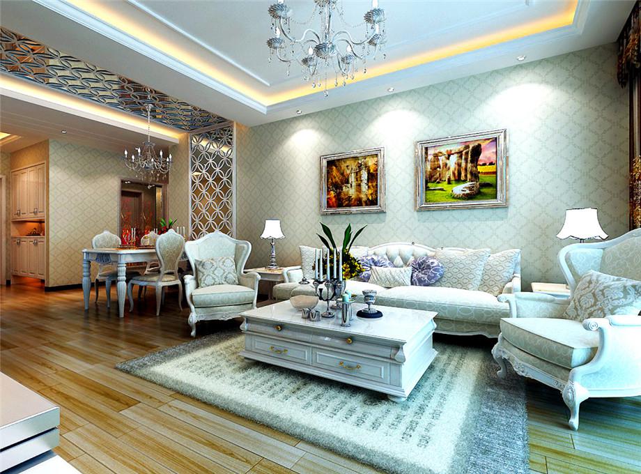 錦園君逸100平米歐式設(shè)計(jì)方案