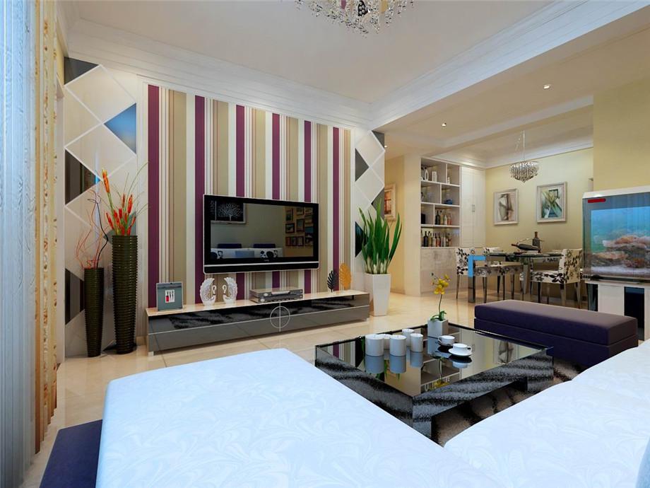 銘城國(guó)際社區(qū)105平米現(xiàn)代簡(jiǎn)約設(shè)計(jì)方案