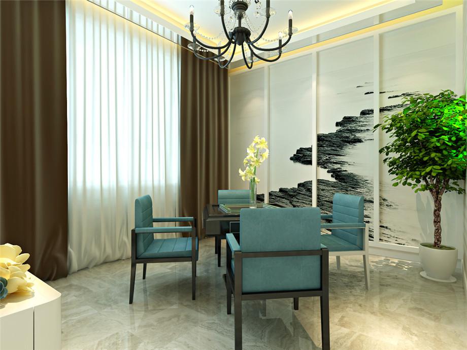 延長石油小區(qū)102平米現代設計方案