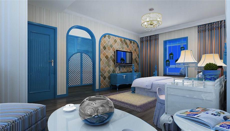 諸子階168平米地中海設(shè)計(jì)方案