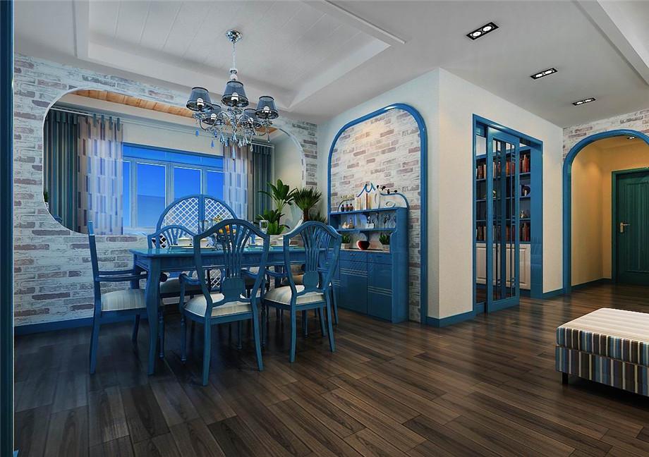 諸子階168平米地中海設(shè)計(jì)方案