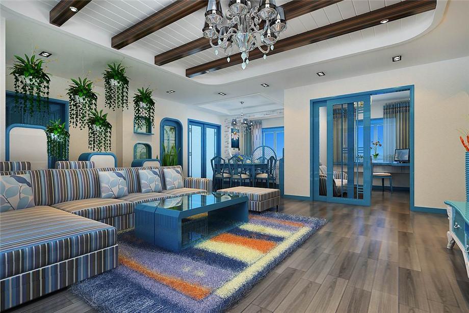 諸子階168平米地中海設(shè)計(jì)方案