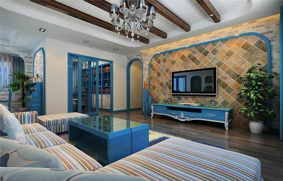 諸子階168平米地中海設(shè)計(jì)方案