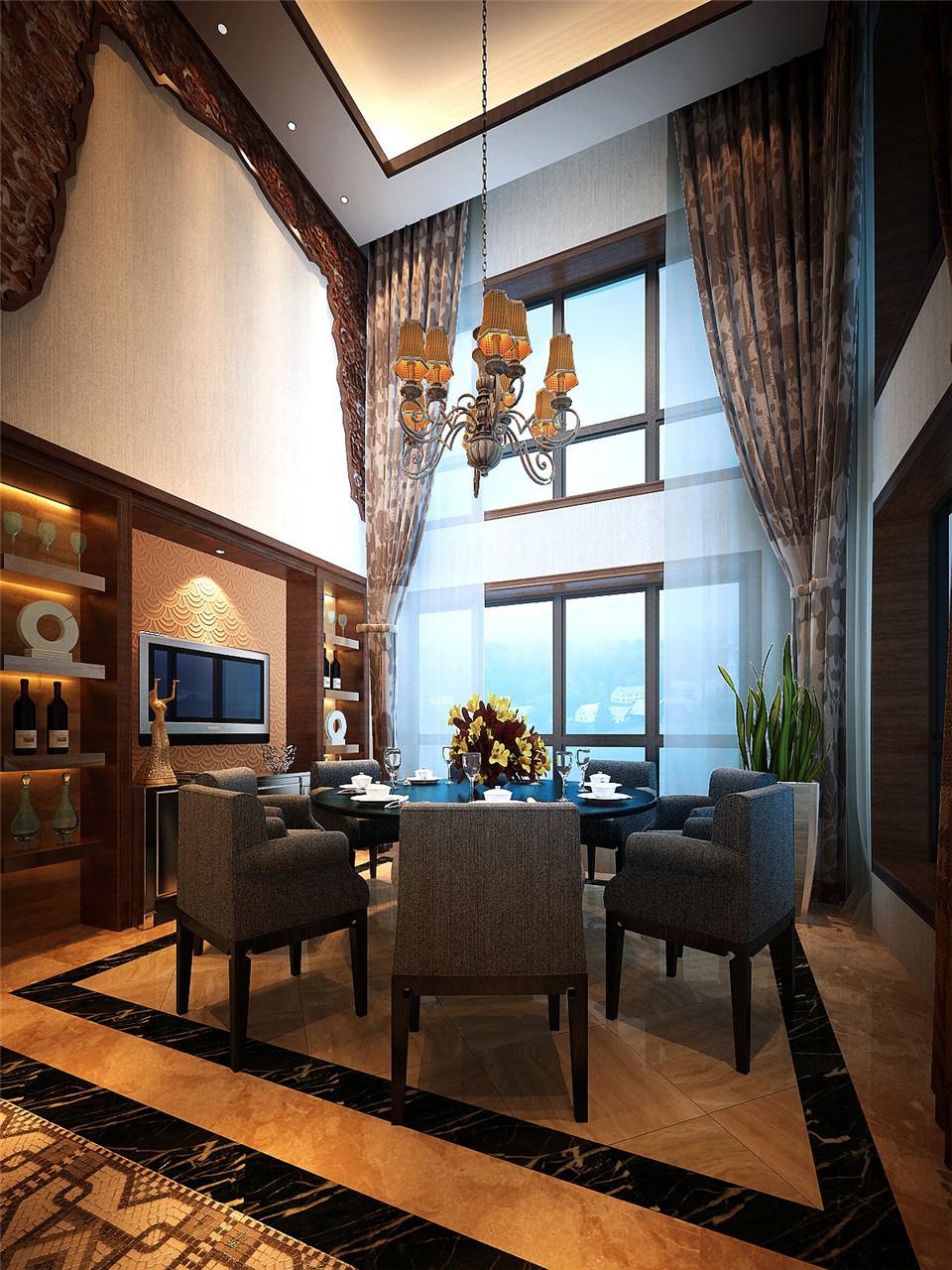 中海鉑宮 360平  新中式風(fēng)格