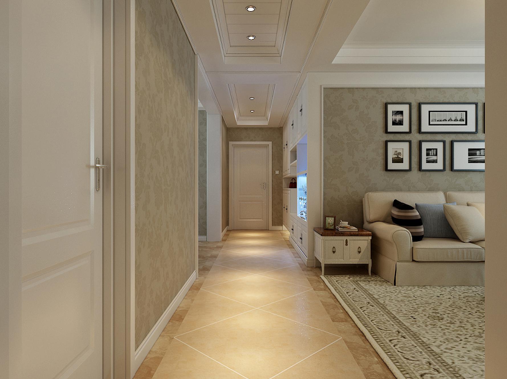 中海開元壹號小區(qū)138平米美式鄉(xiāng)村風格設(shè)計方案