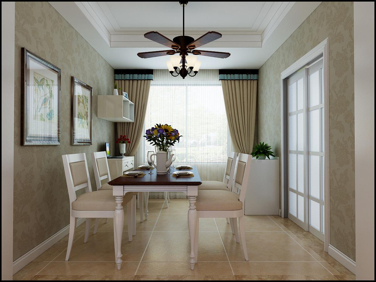 中海開元壹號小區(qū)138平米美式鄉(xiāng)村風格設(shè)計方案