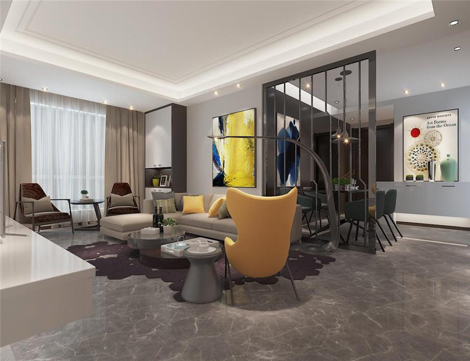 中冶一曲江山120平米現(xiàn)代簡(jiǎn)約風(fēng)格