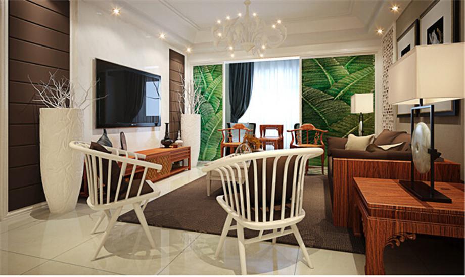 金輝c園小區(qū)91平米混搭風格