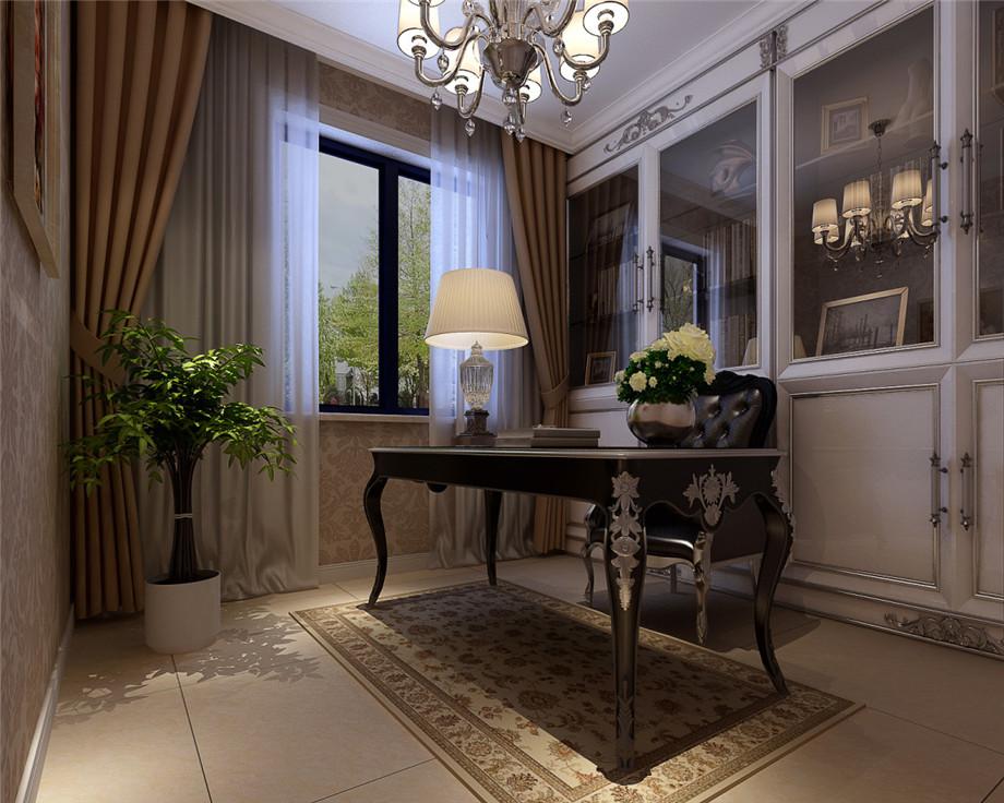 文景小區(qū)127平米歐式設(shè)計方案