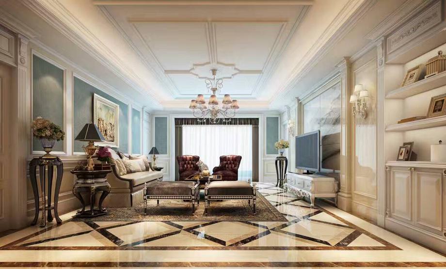 龍湖香醍西岸140平歐式風格