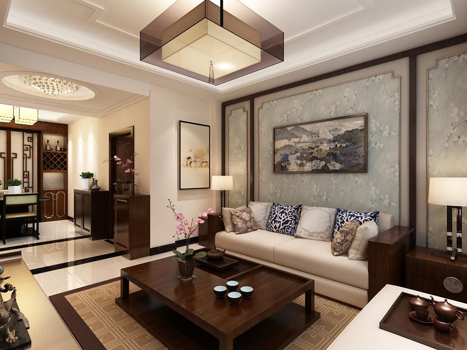 山水嶺秀130平米新中式