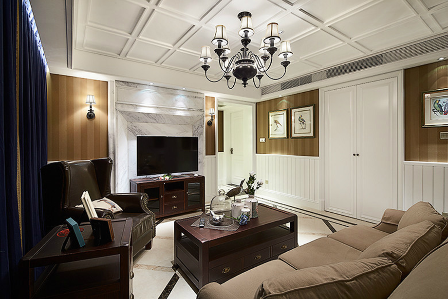 曲江南苑226平米美式風(fēng)格