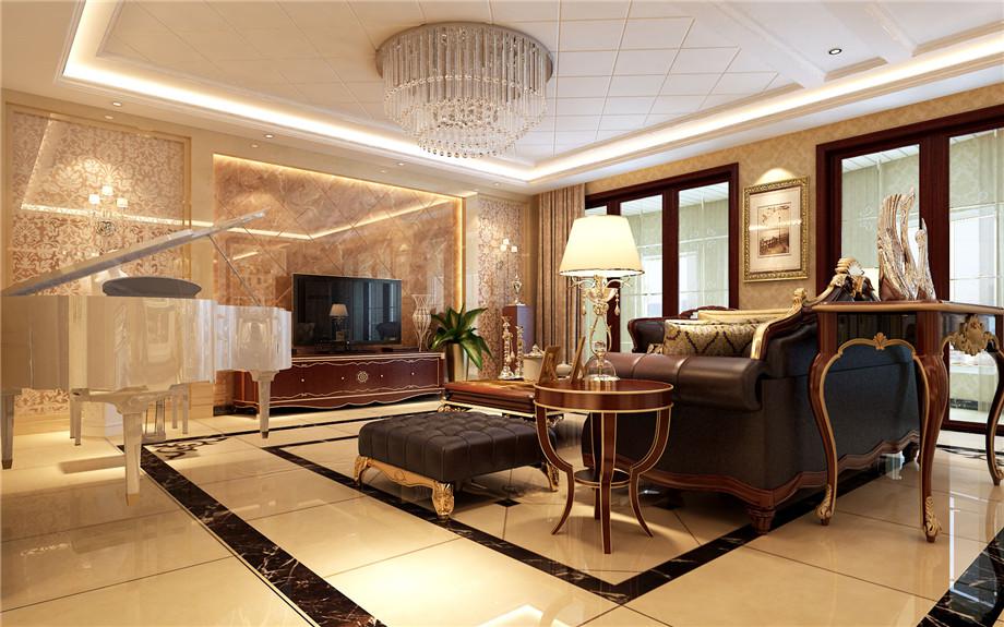 綠地曲江名稱179平簡歐風(fēng)格設(shè)計(jì)方案