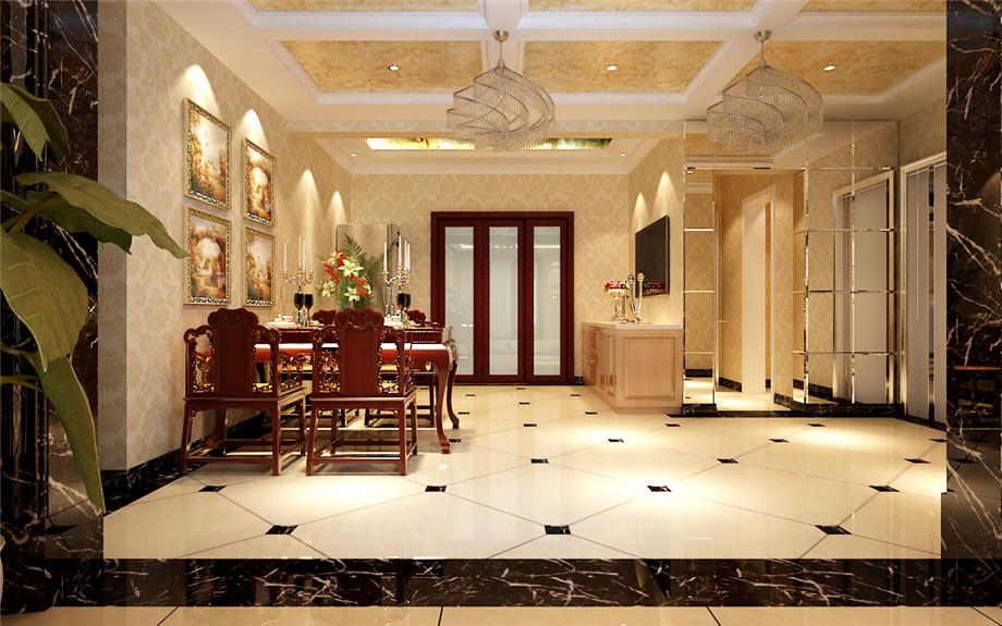 綠地曲江名稱179平簡歐風(fēng)格設(shè)計(jì)方案