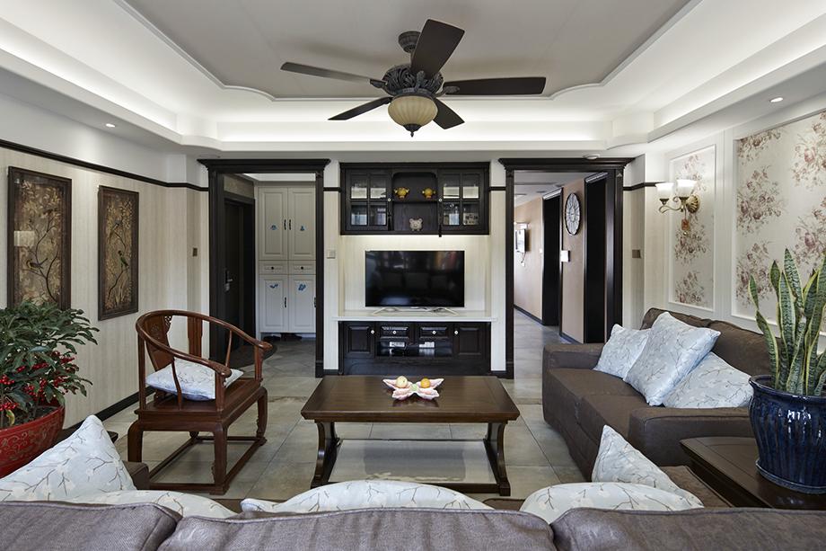 政治學(xué)院家屬樓130平米美式