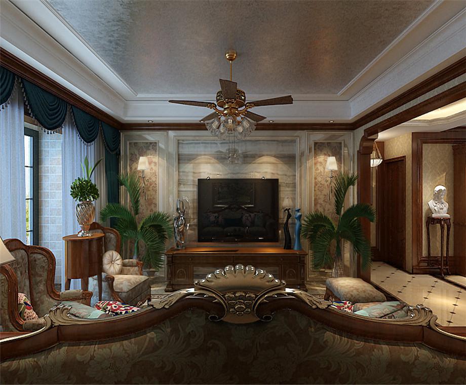 紫薇永和坊170平米美式鄉(xiāng)村風(fēng)格設(shè)計(jì)方案