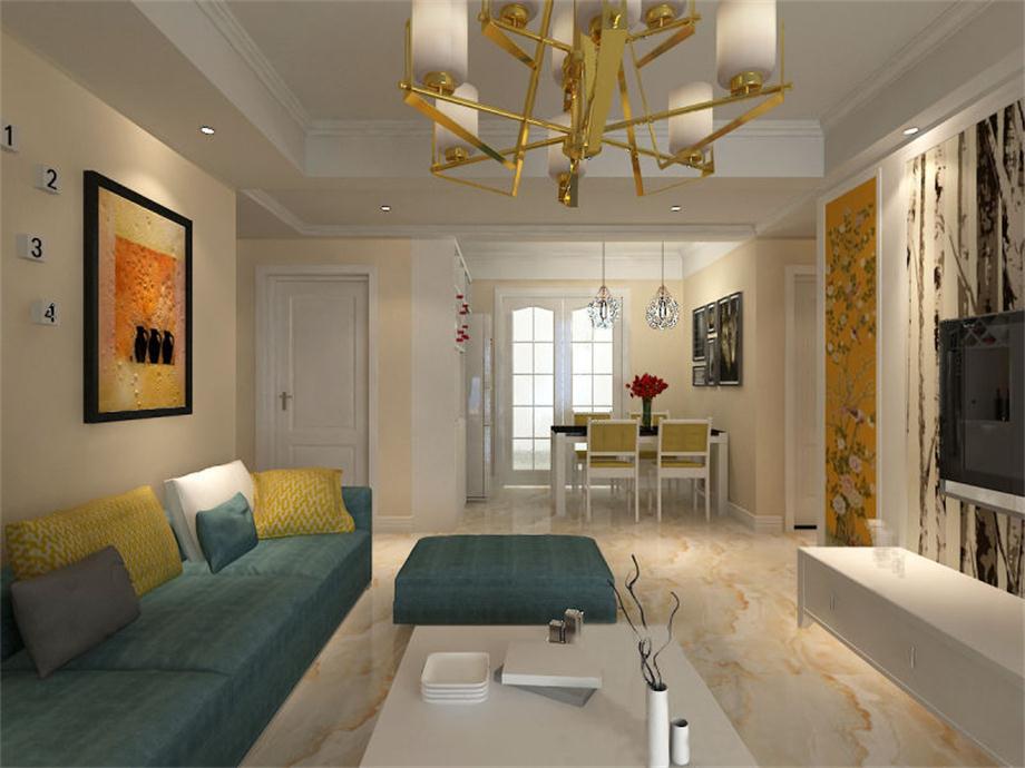 春曉華苑101平米地中海設(shè)計(jì)方案